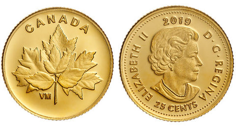 2019 25¢ Bouquet Feuilles D'Érable