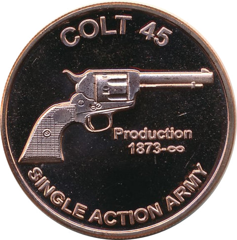 1 Oz En Cuivre-Colt 45
