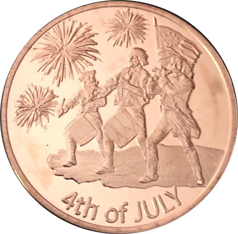 1 Oz Copper-4th Of July