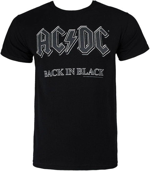 T-Shirt AC/DC Back in Black Medium