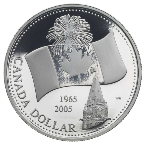 2005 1$ PR 40e Drapeau Canada