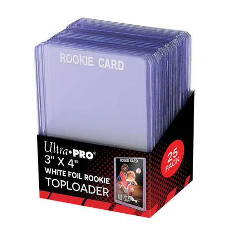 UP Topload 3x4 Rookie White (25)