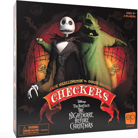 Checkers Game Nightmare Before Christmas 
