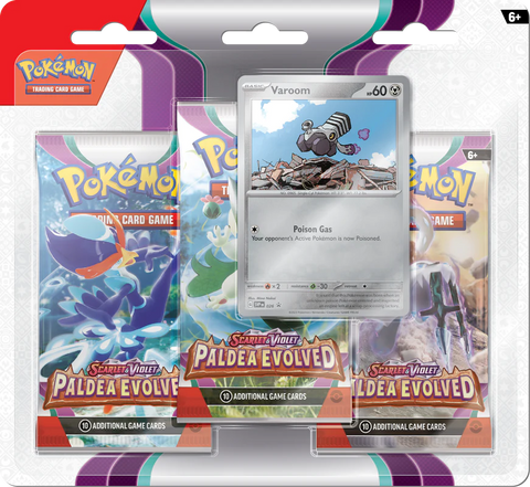 Paldea Evolved 3pk Blister