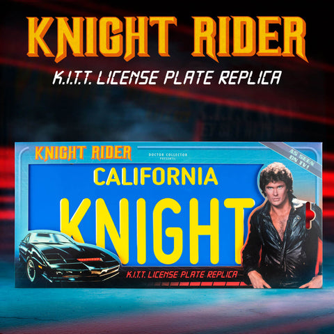 Knight Rider KITT License Plate