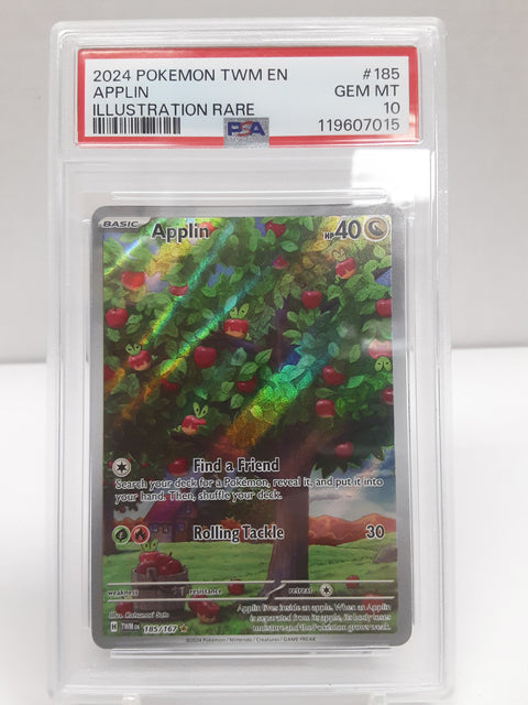 Applin 185/167 PSA Gem 10 TWM Illustration Rare