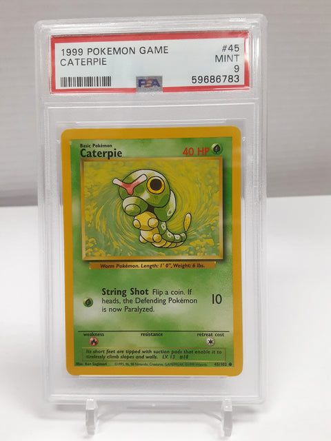 Caterpie 45/102 PSA Mint 9 Base