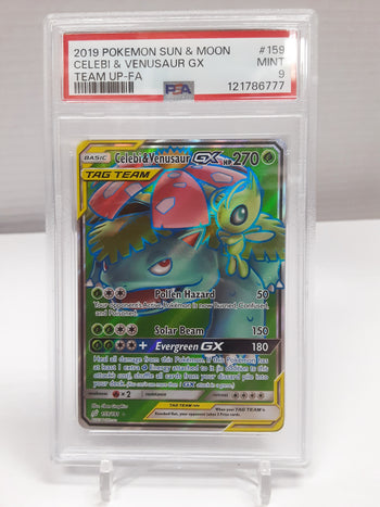 PSA Celebi & Venusaur GX 159/181 - Mint 9