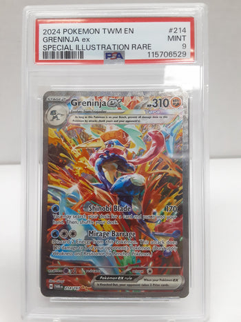 PSA Greninja EX 214/167 - Mint 9
