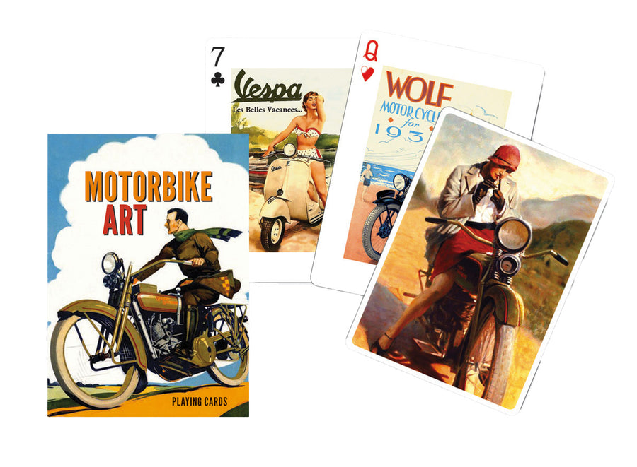 Cartes A Jouer - Motorbike Art