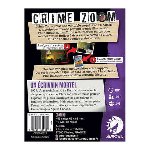 Crime Zoom - Deadly Writer