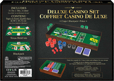 Coffret Casino Deluxe 3 En 1