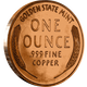 1 Oz En Cuivre-One Cent USA