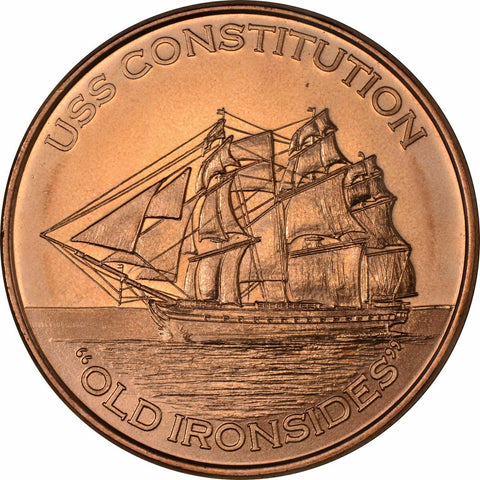 1 Oz Copper-USS Constitution