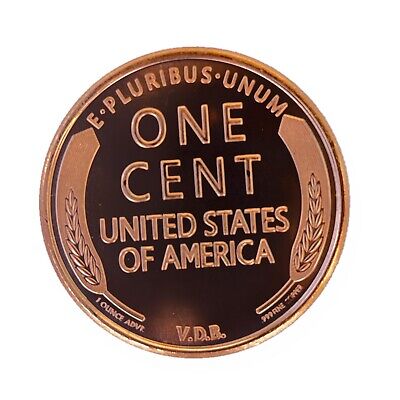 1Oz En Cuivre-One Cent USA