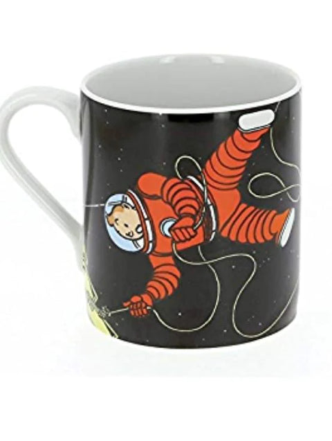 Tintin And Haddock Moon Mug