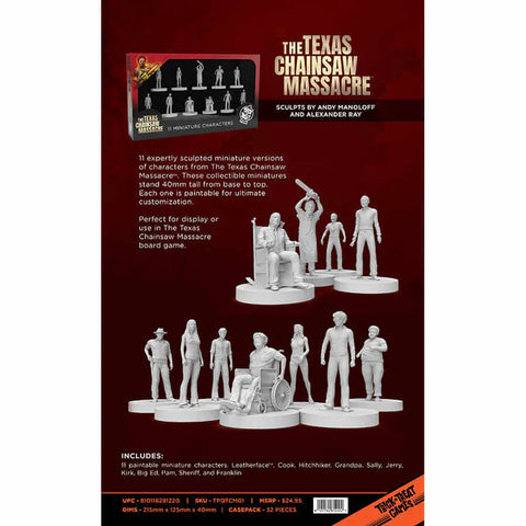 Texas Chainsaw - 11 Miniatures Characters